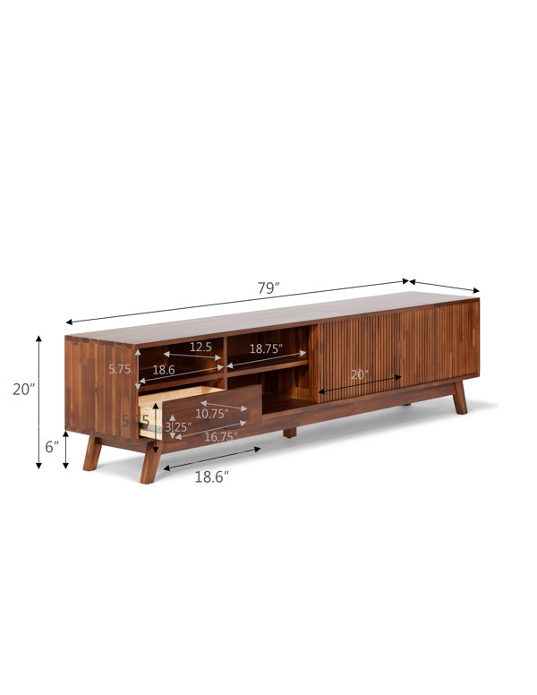 AllModern Burton 79 Media Console Reviews Wayfair